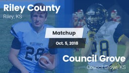 Matchup: Riley County High vs. Council Grove  2018