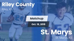 Matchup: Riley County High vs. St. Marys  2018
