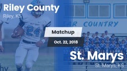 Matchup: Riley County High vs. St. Marys  2018