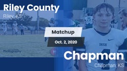 Matchup: Riley County High vs. Chapman  2020