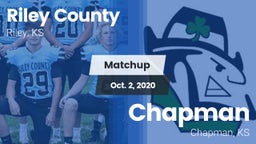 Matchup: Riley County High vs. Chapman  2020