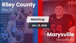 Matchup: Riley County High vs. Marysville  2020