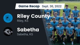 Recap: Riley County  vs. Sabetha  2022