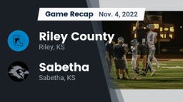 Recap: Riley County  vs. Sabetha  2022