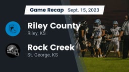 Recap: Riley County  vs. Rock Creek  2023