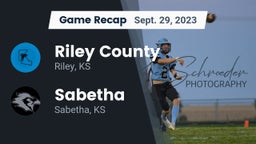 Recap: Riley County  vs. Sabetha  2023