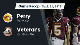 Recap: Perry  vs. Veterans  2018
