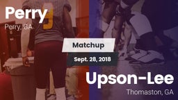 Matchup: Perry  vs. Upson-Lee  2018