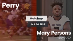 Matchup: Perry  vs. Mary Persons  2018