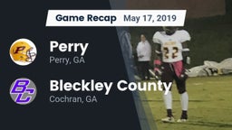Recap: Perry  vs. Bleckley County  2019