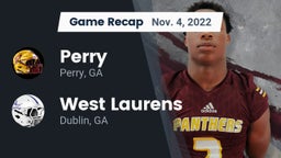 Recap: Perry  vs. West Laurens  2022