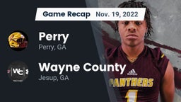 Recap: Perry  vs. Wayne County  2022