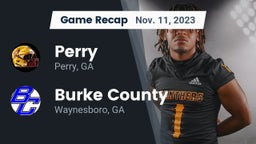 Recap: Perry  vs. Burke County  2023