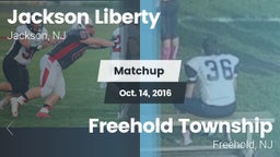 Matchup: Jackson Liberty vs. Freehold Township  2016