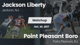 Matchup: Jackson Liberty vs. Point Pleasant Boro  2017