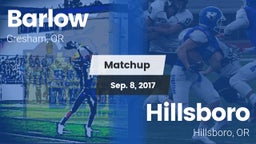 Matchup: Barlow  vs. Hillsboro  2017