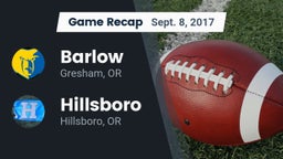 Recap: Barlow  vs. Hillsboro  2017