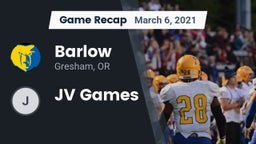 Recap: Barlow  vs. JV Games 2021