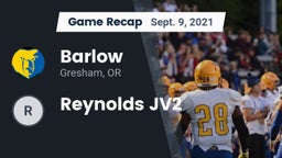 Recap: Barlow  vs. Reynolds JV2 2021
