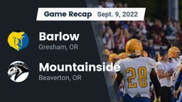 Recap: Barlow  vs. Mountainside  2022