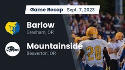 Recap: Barlow  vs. Mountainside  2023