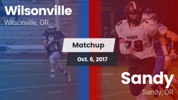 Matchup: Wilsonville High vs. Sandy  2017