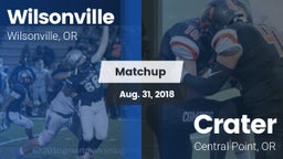 Matchup: Wilsonville High vs. Crater  2018