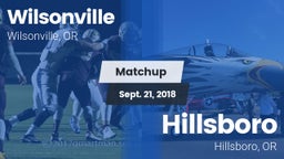 Matchup: Wilsonville High vs. Hillsboro  2018