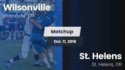 Matchup: Wilsonville High vs. St. Helens  2018