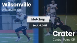 Matchup: Wilsonville High vs. Crater  2019