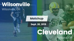 Matchup: Wilsonville High vs. Cleveland  2019