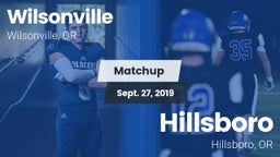 Matchup: Wilsonville High vs. Hillsboro  2019