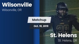 Matchup: Wilsonville High vs. St. Helens  2019