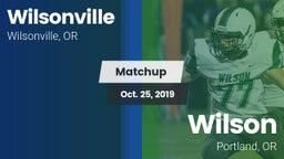 Matchup: Wilsonville High vs. Wilson  2019