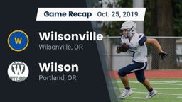 Recap: Wilsonville  vs. Wilson  2019