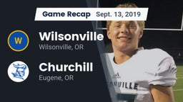 Recap: Wilsonville  vs. Churchill  2019