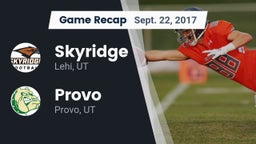 Recap: Skyridge  vs. Provo  2017