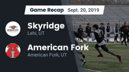 Recap: Skyridge  vs. American Fork  2019