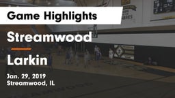 Streamwood  vs Larkin  Game Highlights - Jan. 29, 2019