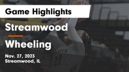 Streamwood  vs Wheeling  Game Highlights - Nov. 27, 2023