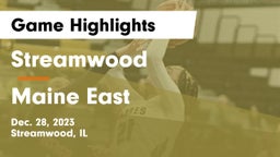Streamwood  vs Maine East  Game Highlights - Dec. 28, 2023
