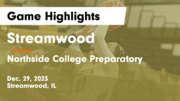 Streamwood  vs Northside College Preparatory Game Highlights - Dec. 29, 2023