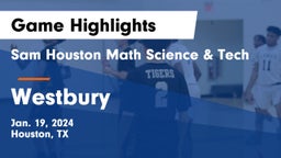 Sam Houston Math Science & Tech  vs Westbury  Game Highlights - Jan. 19, 2024