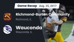 Recap: Richmond-Burton Community  vs. Wauconda  2017