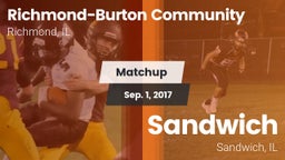 Matchup: Richmond-Burton Comm vs. Sandwich  2017