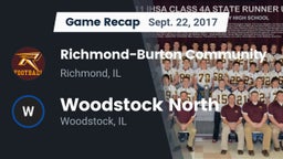 Recap: Richmond-Burton Community  vs. Woodstock North  2017
