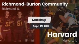 Matchup: Richmond-Burton Comm vs. Harvard  2017