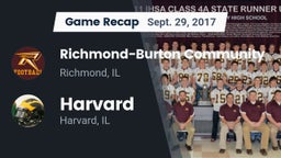 Recap: Richmond-Burton Community  vs. Harvard  2017