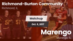 Matchup: Richmond-Burton Comm vs. Marengo  2017
