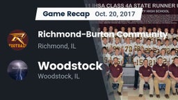 Recap: Richmond-Burton Community  vs. Woodstock  2017